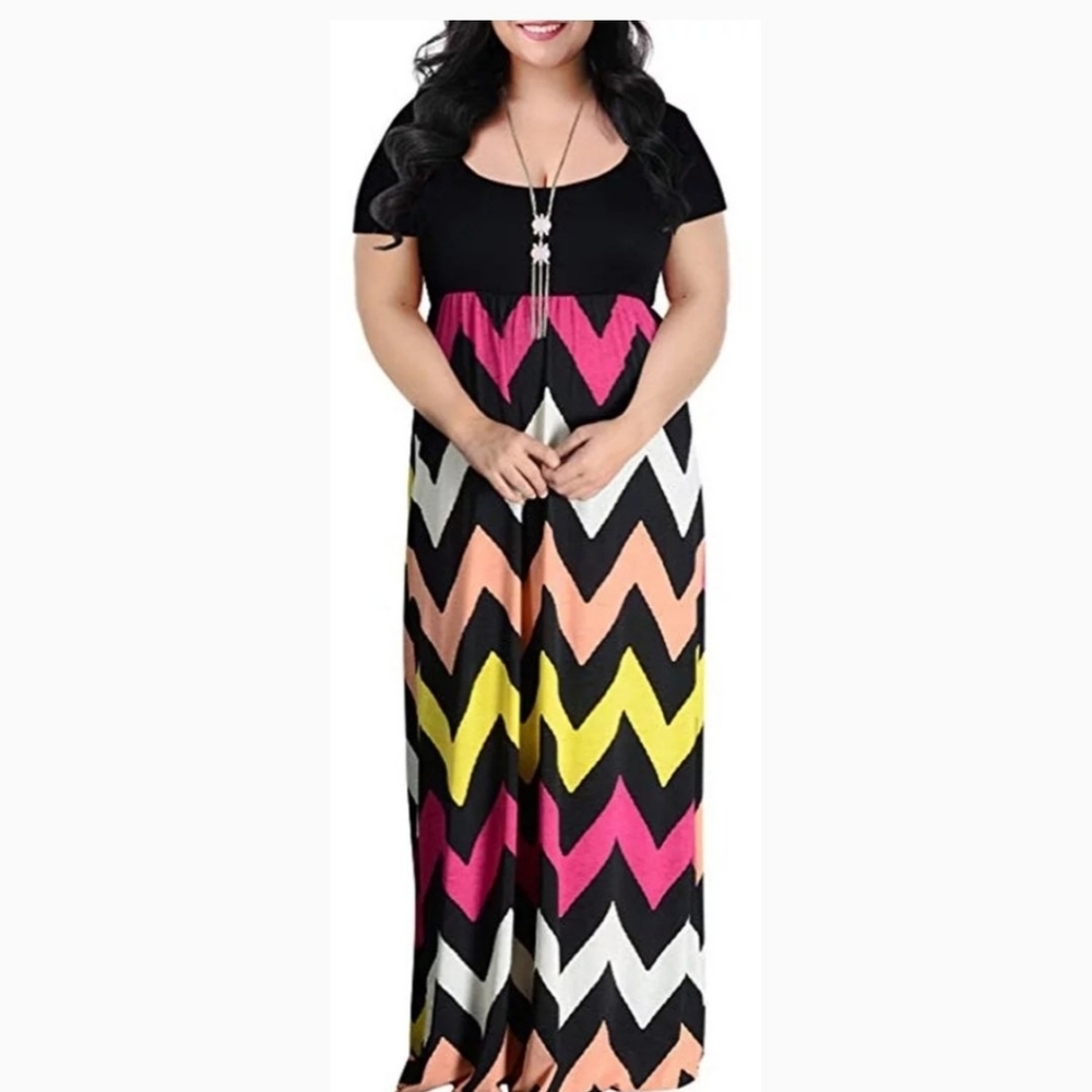 Long Retro Maxi Dress